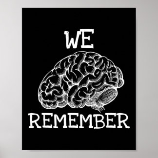 Demens Vi minns när nära och kära inte gör det Poster