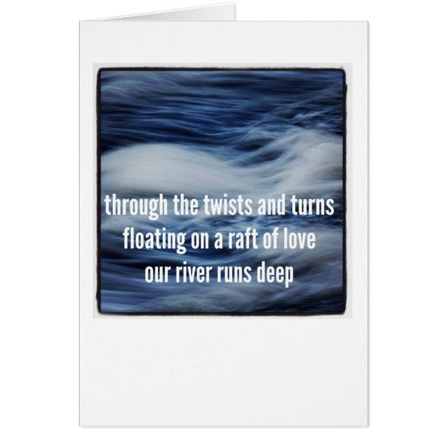 Demensresakort: Raft av kärlek Hälsningskort (Framsidan)