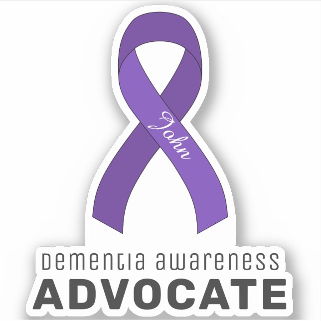 Dementia Awareness Vinyl Sticker Klistermärken (Framsida)