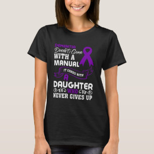 Dementia Dotter Alzheimers medvetenhet om Mamma T Shirt