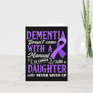 Dementia har en Kom med en handbok som kommer med  Kort