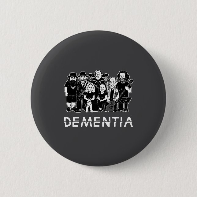 Dementia New Black _1  Knapp (Framsida)