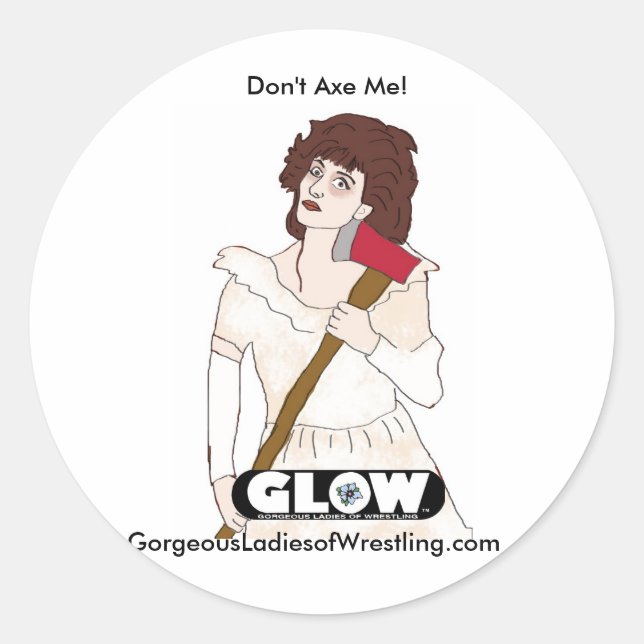 Demi Sticker Runt Klistermärke (Framsida)