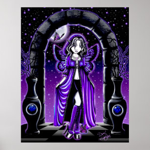 Demi Twilight Måne Butterfly Fairy Poster