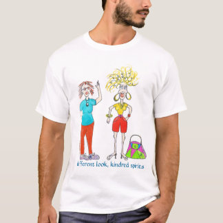 demi_W_betty_Paint olik look, besläktad spi… T Shirt