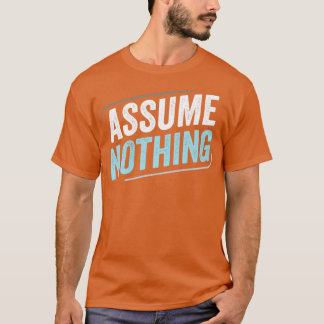 Demiboy Demisexual Assume Ingenting LGBT Demiboy F T Shirt