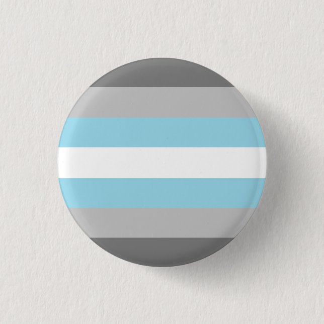 Demiboy Pride Flagga Badge Knapp (Framsida)
