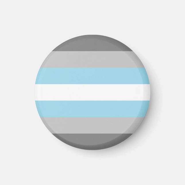 Demiboy Pride Flagga Magnet (Framsidan)