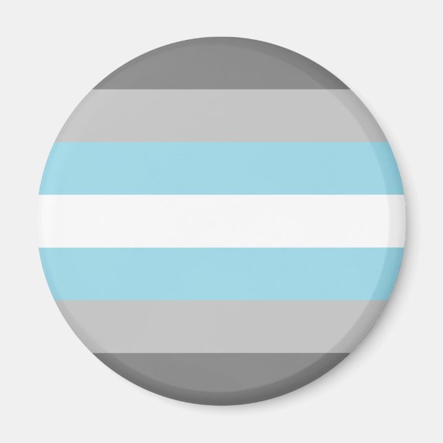 Demiboy Pride Flagga Magnet (Framsidan)
