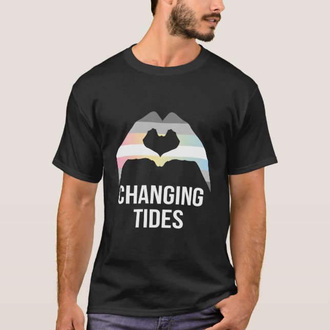 Demifluid Quote Love Sign T Shirt (Framsida)