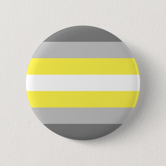 Demigender Pride Flagga Knapp (Framsida)