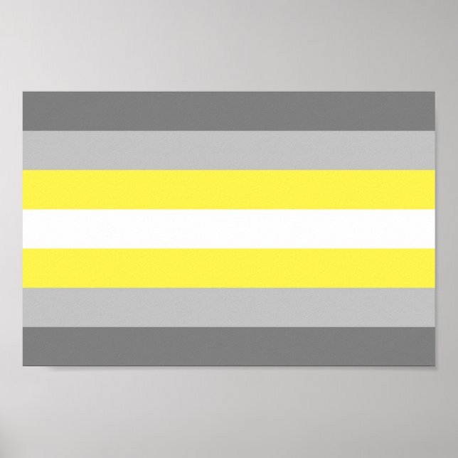 Demigender stolthet poster (Framsidan)