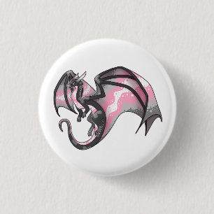 Demigirl Pride Dragon Knapp