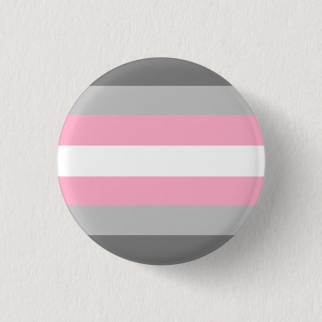 Demigirl Pride Flagga Badge Knapp (Framsida)