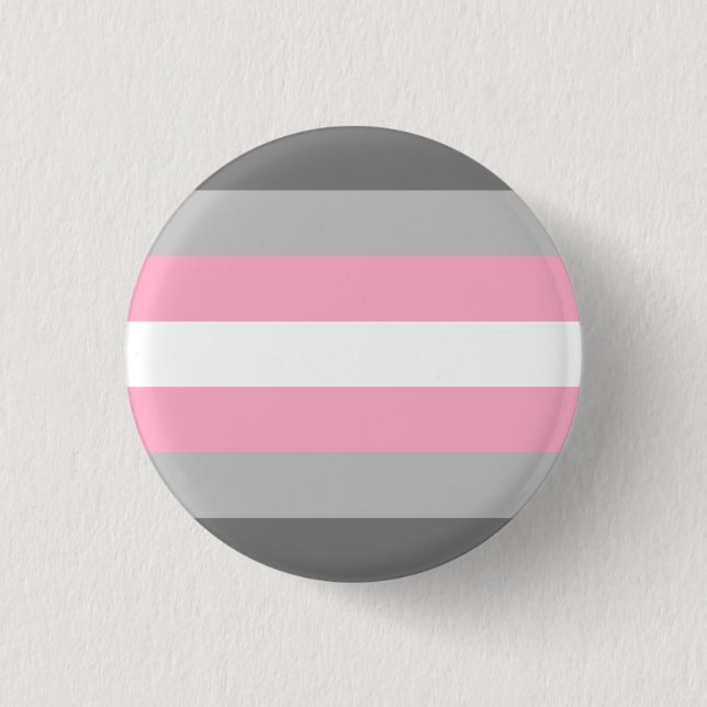 Demigirl Pride Flagga Knapp (Framsida)