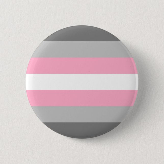 Demigirl Pride Flagga Knapp (Framsida)
