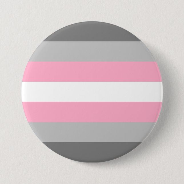 Demigirl Pride Flagga Knapp (Framsida)