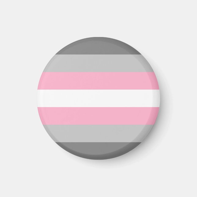 Demigirl Pride Flagga Magnet (Framsidan)