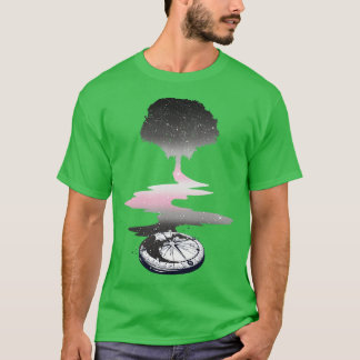 Demigirl Träd LGBT Pride Flagga T Shirt