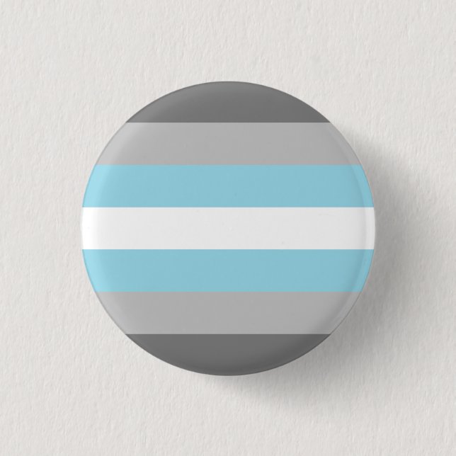Demiguy Flagga LGBT Button Knapp (Framsida)