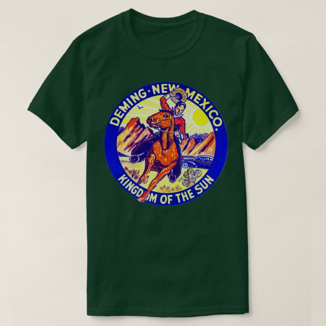 Deming New mexico på 1940-talet T Shirt (Design framsida)