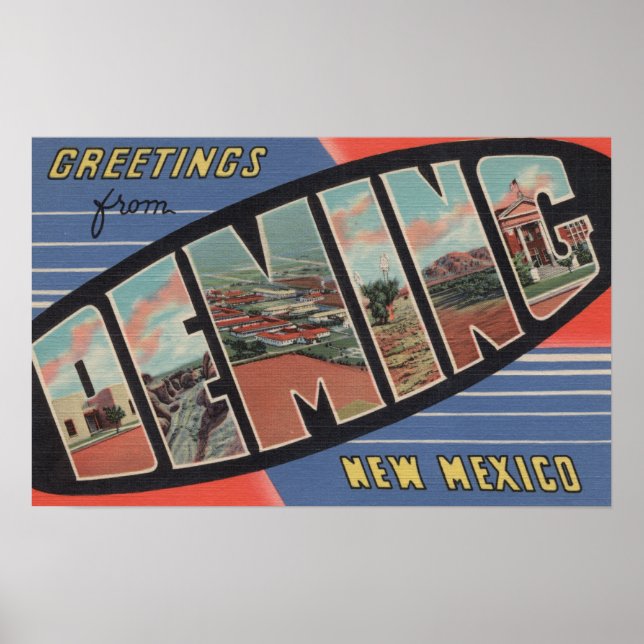 Deming, New mexico - stora Brev-scener Poster (Framsidan)