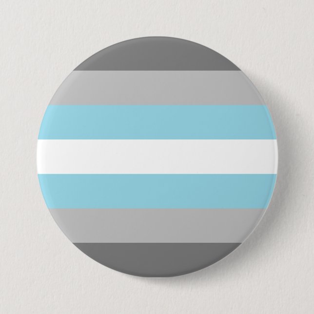 Demipojke Pride Flagga Knapp (Framsida)