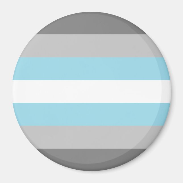 Demipojke Pride Flagga Magnet (Framsidan)