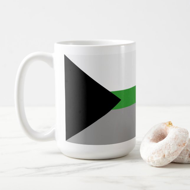 Demiromantisk stolthet kaffemugg (Med munk)