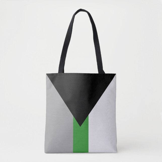 Demiromantiska Prideflagga Tygkasse (Framsida)