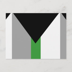 Demiromantiska Prideflagga Vykort