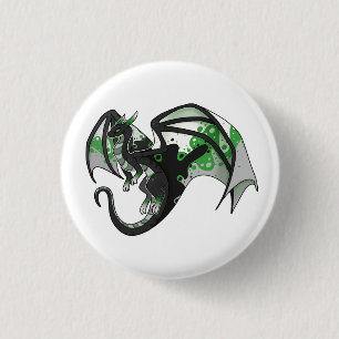 Demiromantiskt Pride Dragon Knapp