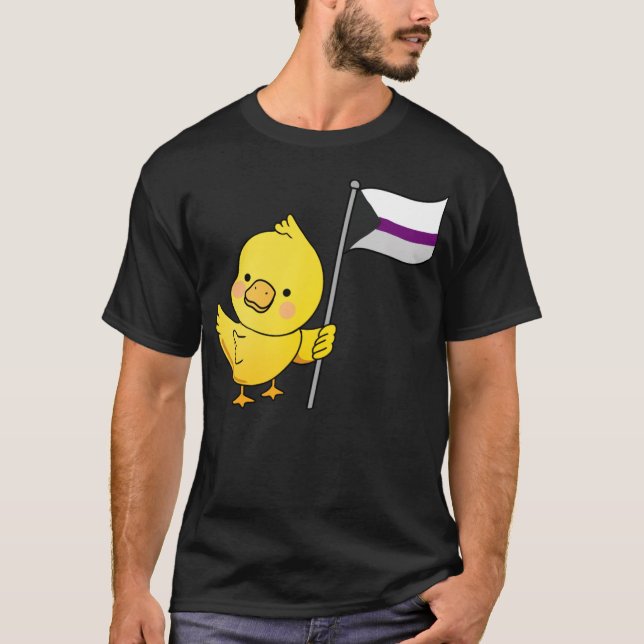 Demisexual Anka Demisexual En kvinna kan inte leda T Shirt (Framsida)