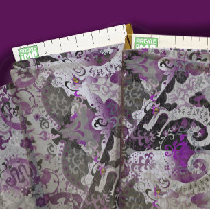 Demisexual Pride Flagga Färg Dragon Damask Fabric Tyg