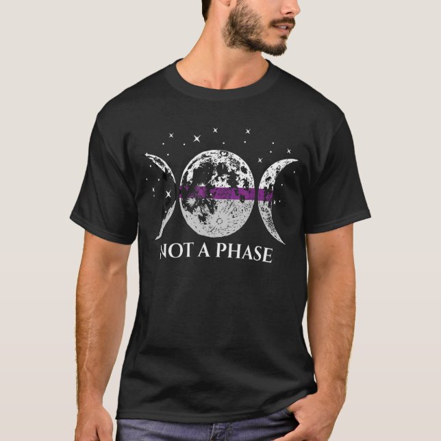 Demisexual Pride Flagga inte en fas T Shirt (Framsida)