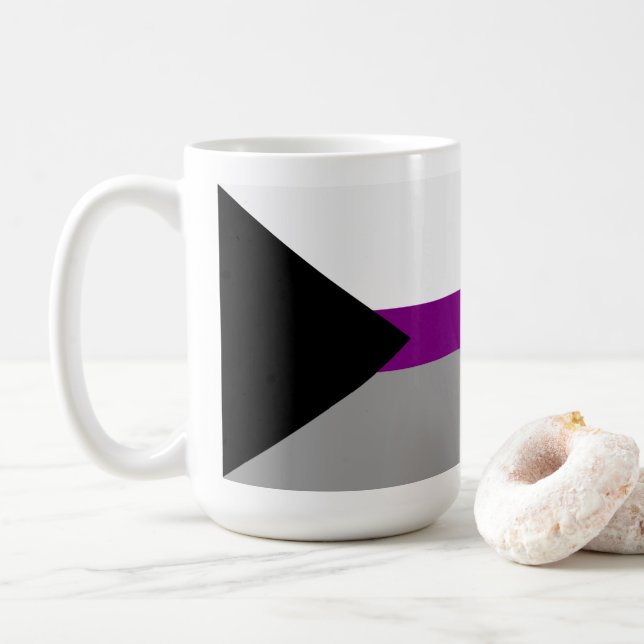 Demisexuell stolthet kaffemugg (Med munk)