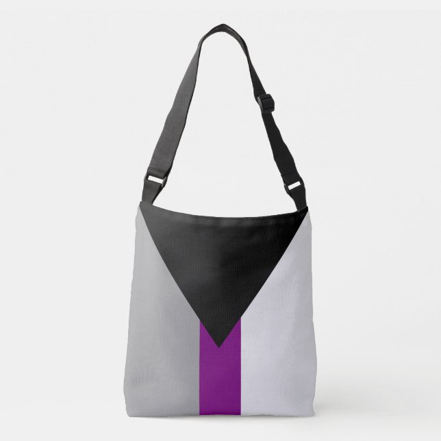 Demisexuell stolthetsflagga axelväska (Framsida)