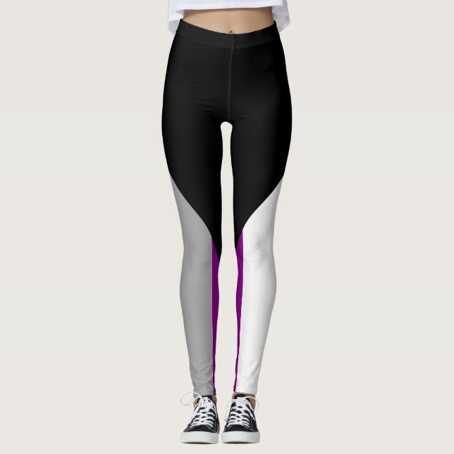 Demisexuell stolthetsflagga leggings (Framsida)