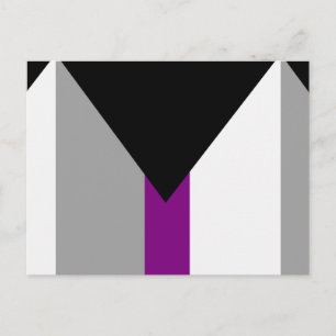 Demisexuell stolthetsflagga vykort
