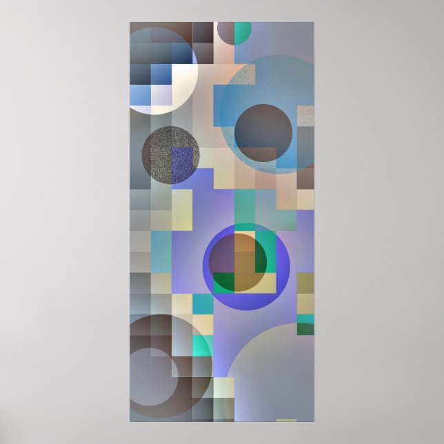 DEMO-Abstrakt Poster ( färg variation ) (Framsidan)