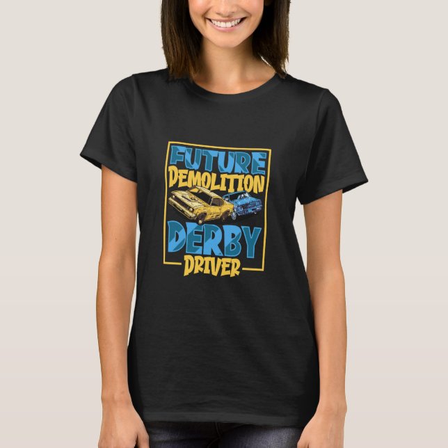 Demo Derby Rivningsderby Rivningsderby Rivningsder T Shirt (Framsida)