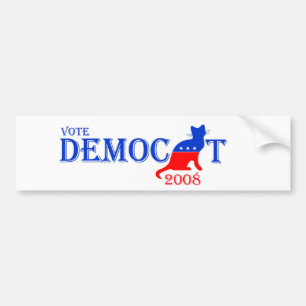 Democat bildekal