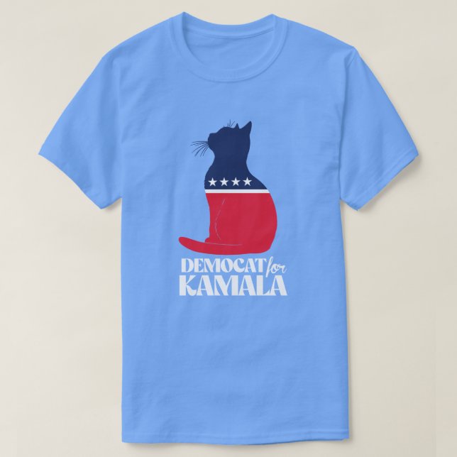 Democat for Kamala T Shirt (Design framsida)