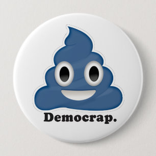 Democrap Emoji Knapp