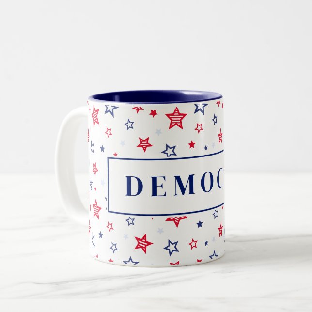 Democrat Coffee Mugg (Framsida vänster)