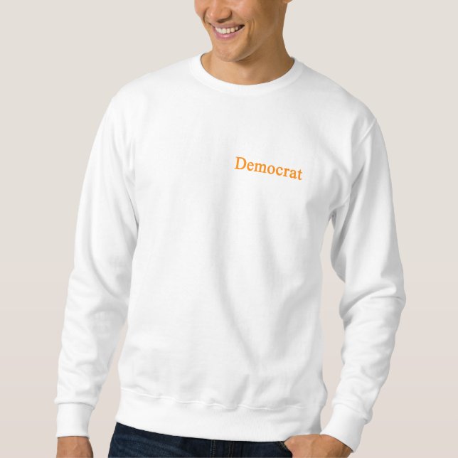 Democrat Costume Mörk Shirts Lång Ärmad Tröja (Framsida)