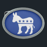 Democrat Donkey Bälte Buckle<br><div class="desc">Demokrat Donkey Bälte Buckle Anpassade Background. Välj den bakgrund som du vill använda i färg genom att klicka på Anpassa - Redigera - Bakgrund.</div>
