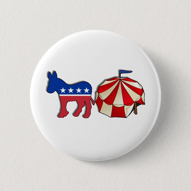 Democrat Donkey Circus Knapp (Framsida)