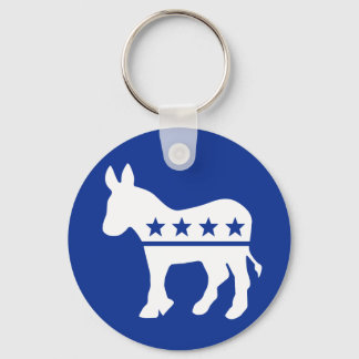 Democrat Donkey Keychain Nyckelring