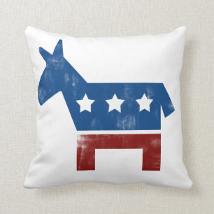 Democrat Donkey logotyp Kudde